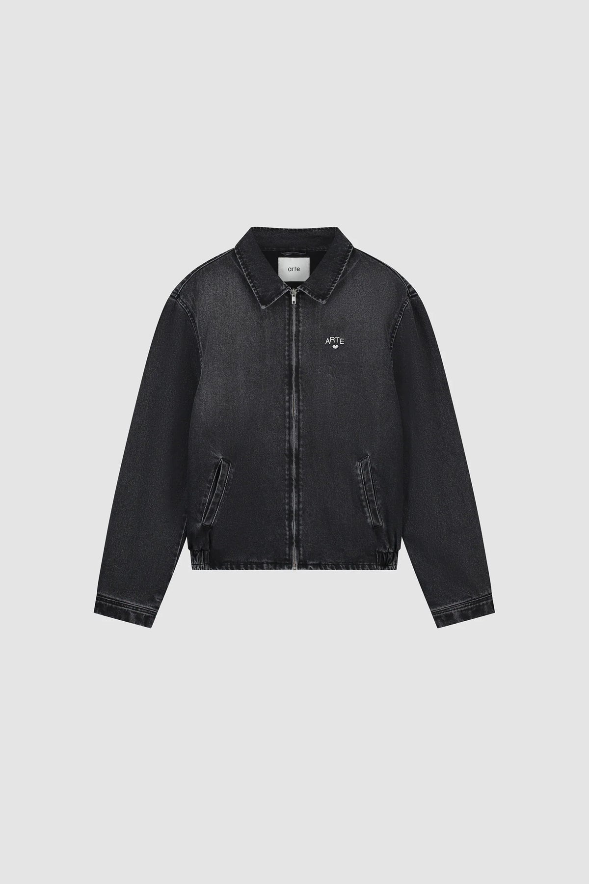 Arte - Veste Washed Denim Classic Black