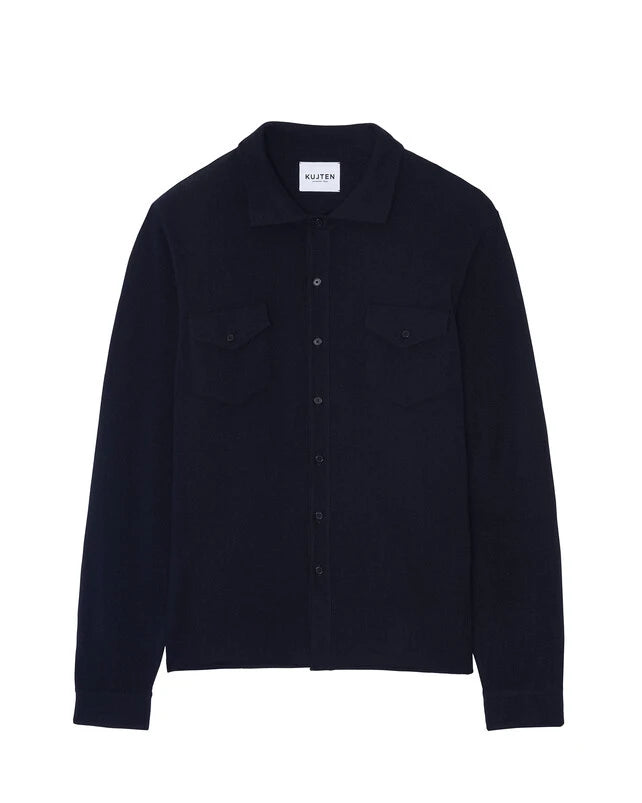Kujten - Chemise Julius Marine Foncé