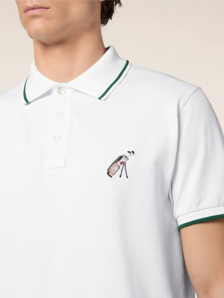 Jacob Cohen - Polo Sport Capsule Golf White