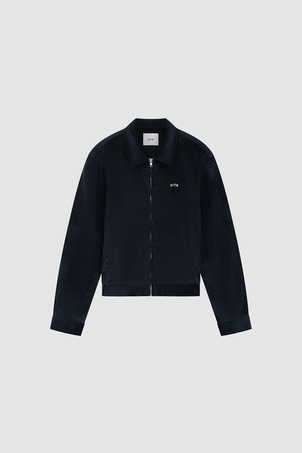 Arte - Veste en velours côtelé Bleu Marine
