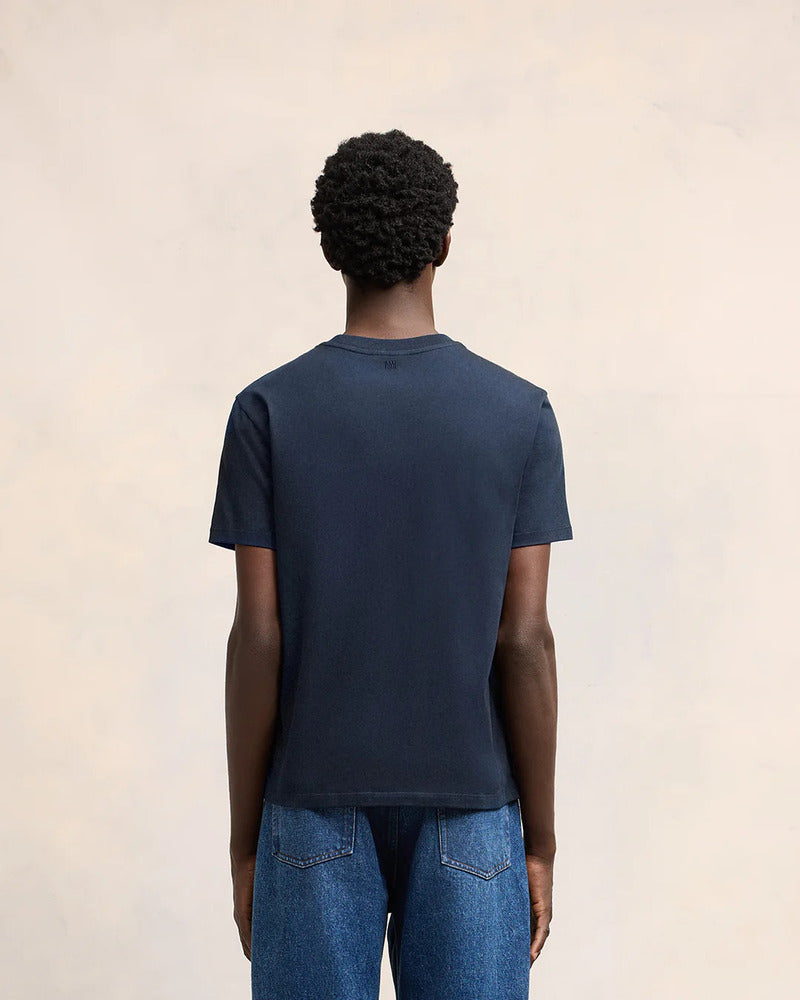 AMI -T-Shirt Ami de coeur Bleu marine