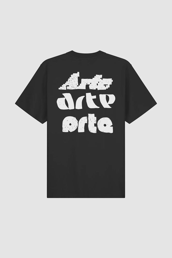 Arte - T-shirt Imprimé Multi Arte Noir