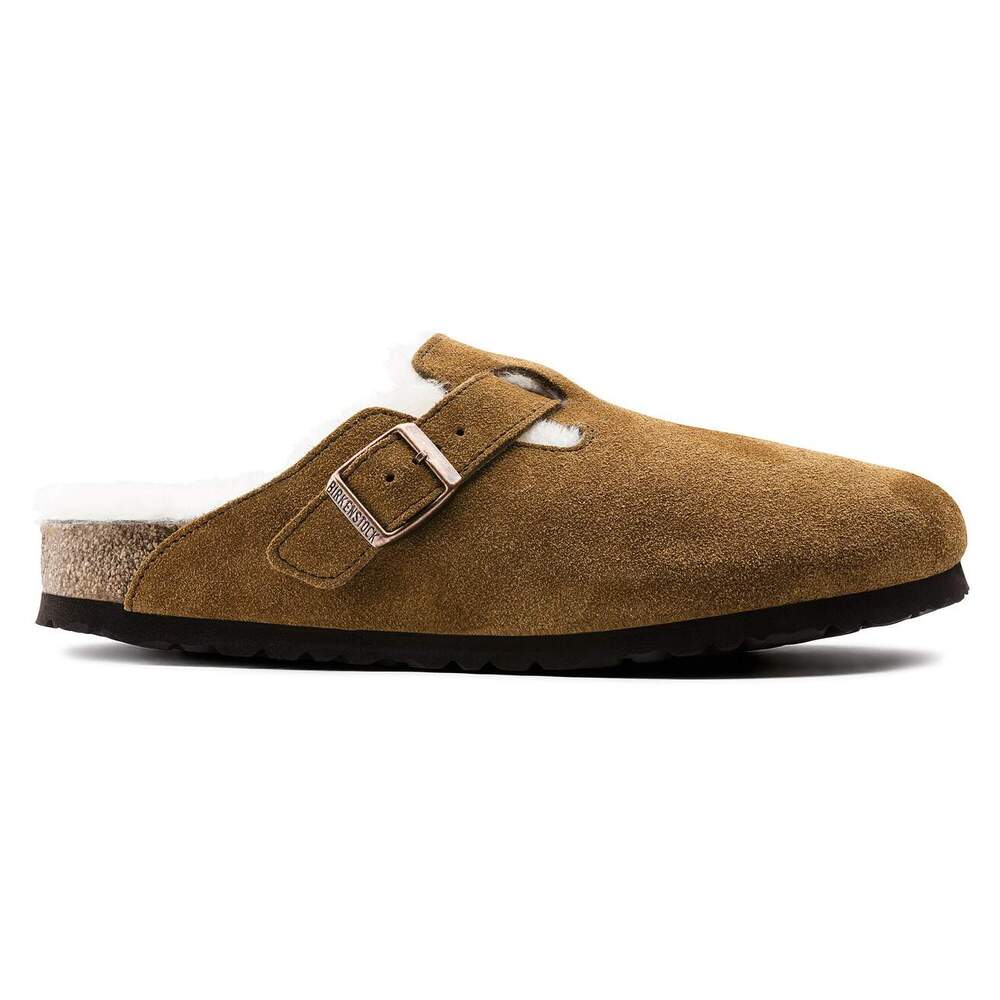 Birkenstock - Boston en fourrure d'agneau Mink
