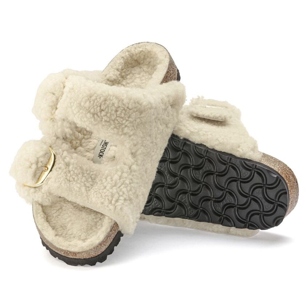 BIRKENSTOCK - Arizona Big Buckle Teddy eggshell
