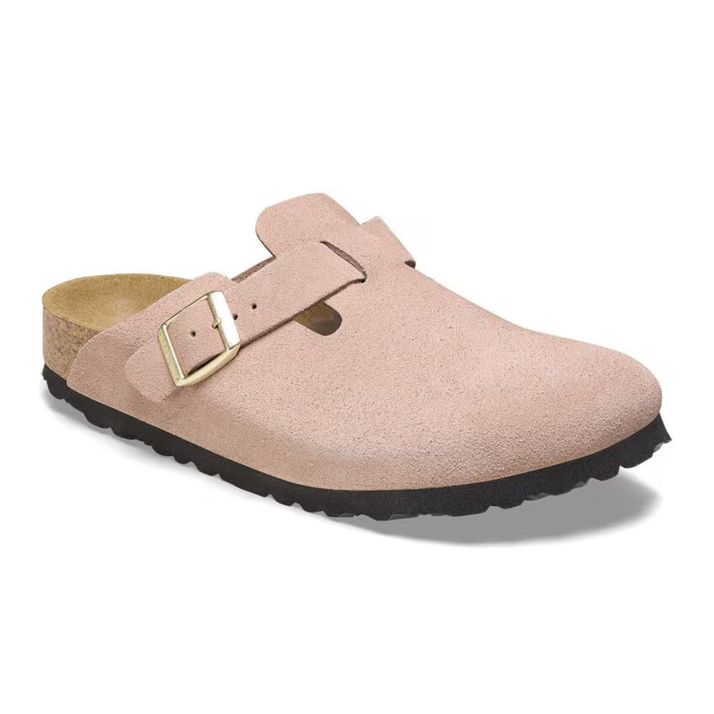 BIRKENSTOCK - Boston Suede Light Rose