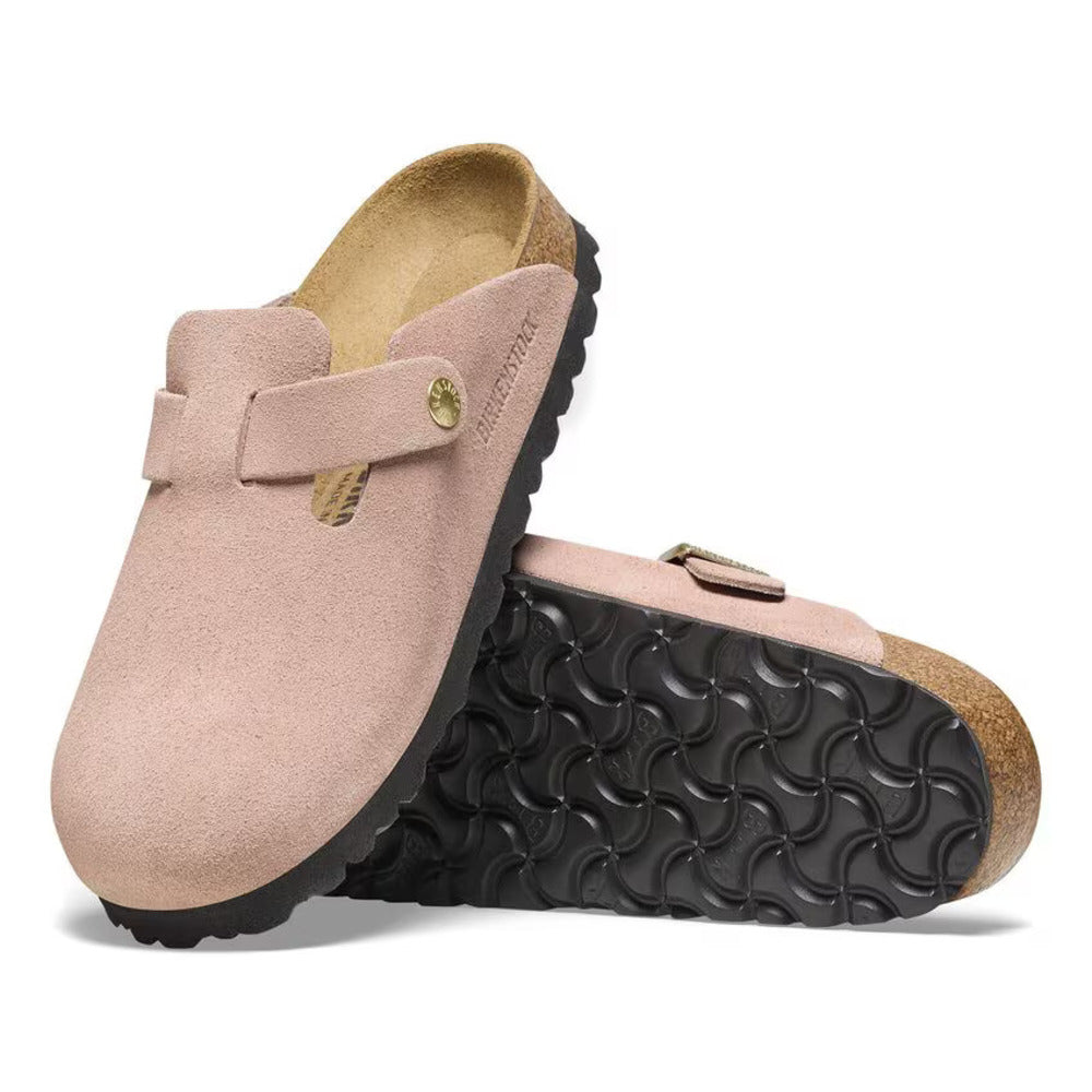 BIRKENSTOCK - Boston Suede Light Rose