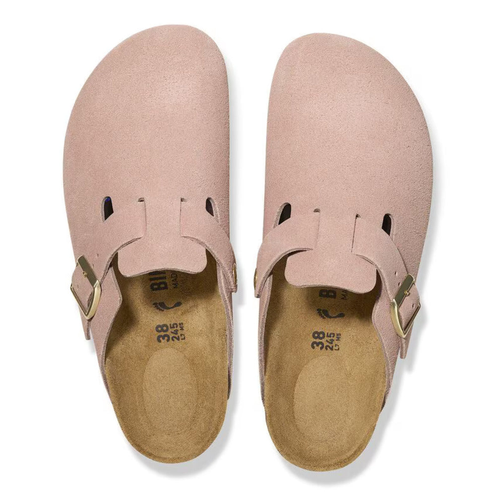 BIRKENSTOCK - Boston Suede Light Rose