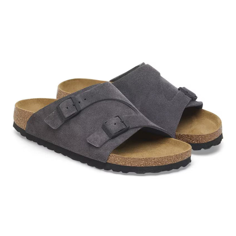 BIRKENSTOCK - Zurich suede Velvet Grey