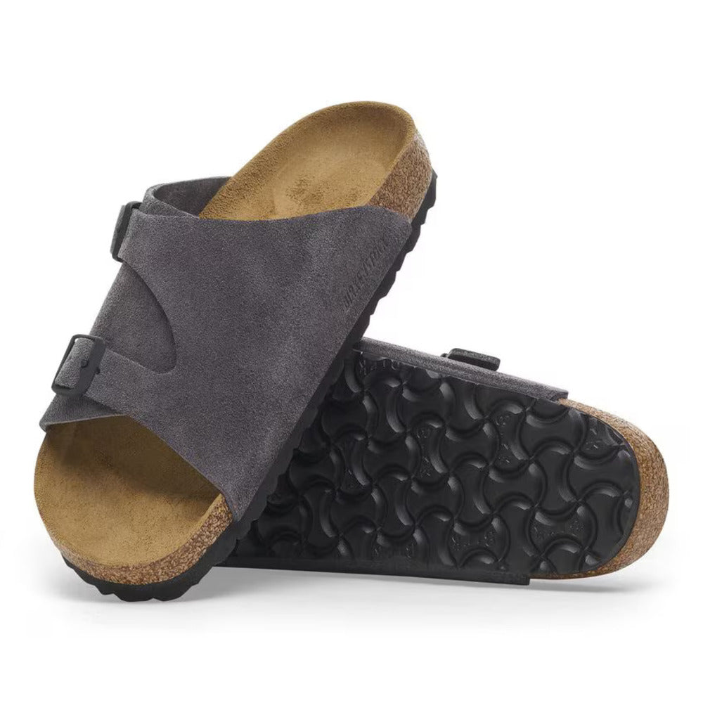 BIRKENSTOCK - Zurich suede Velvet Grey