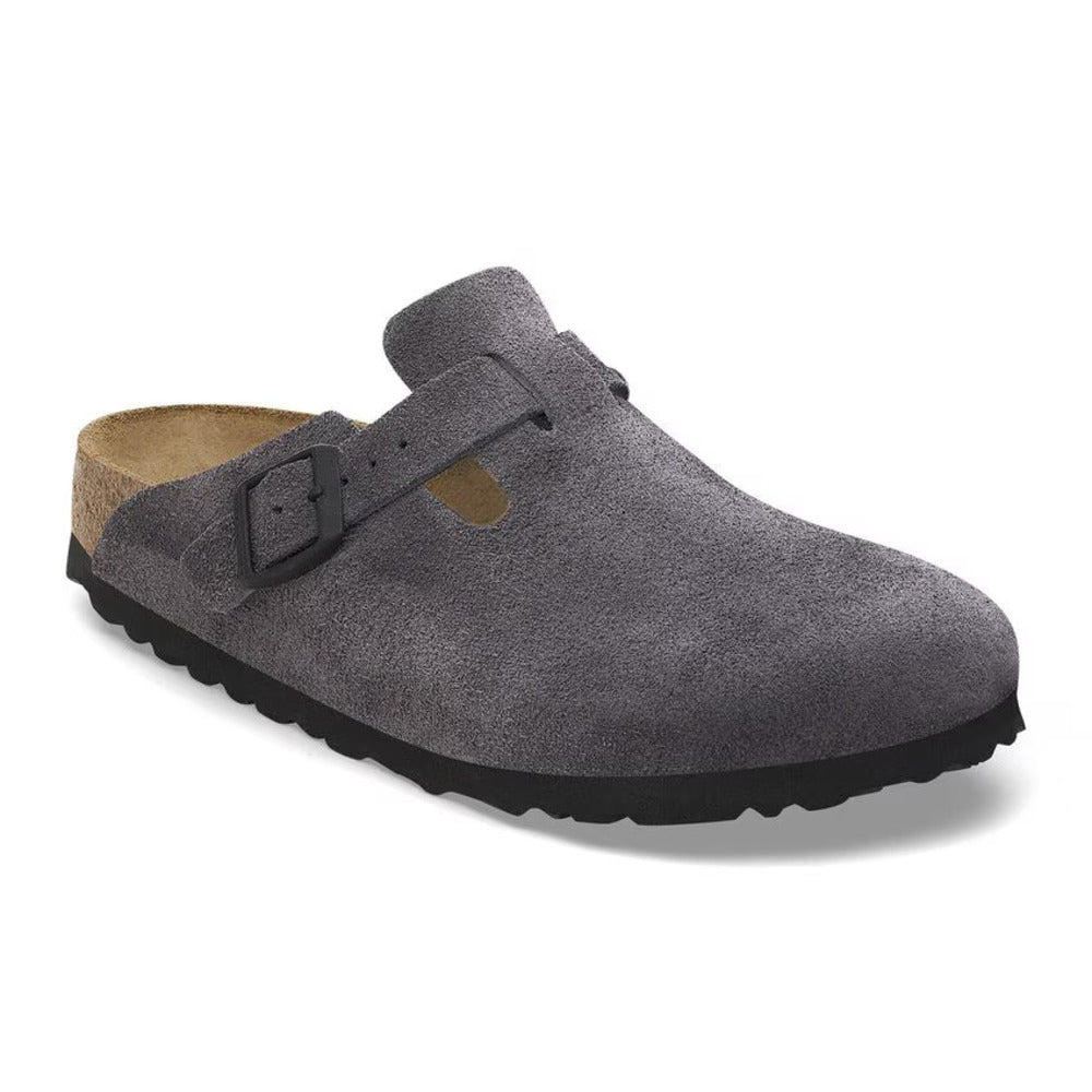 BIRKENSTOCK - Boston Suede Velvet Grey