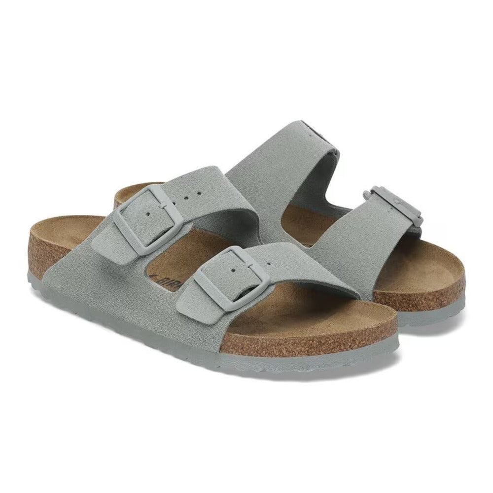 BIRKENSTOCK - Arizona suède Pure Sage