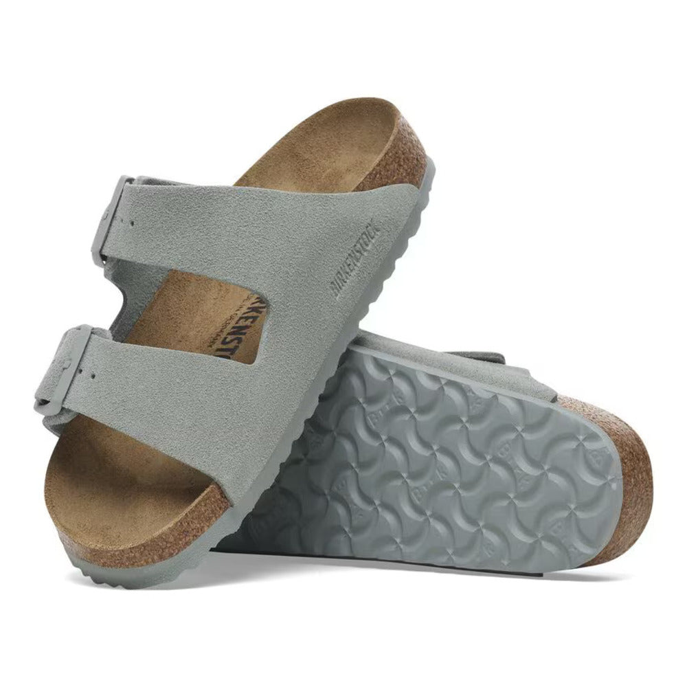 BIRKENSTOCK - Arizona suède Pure Sage