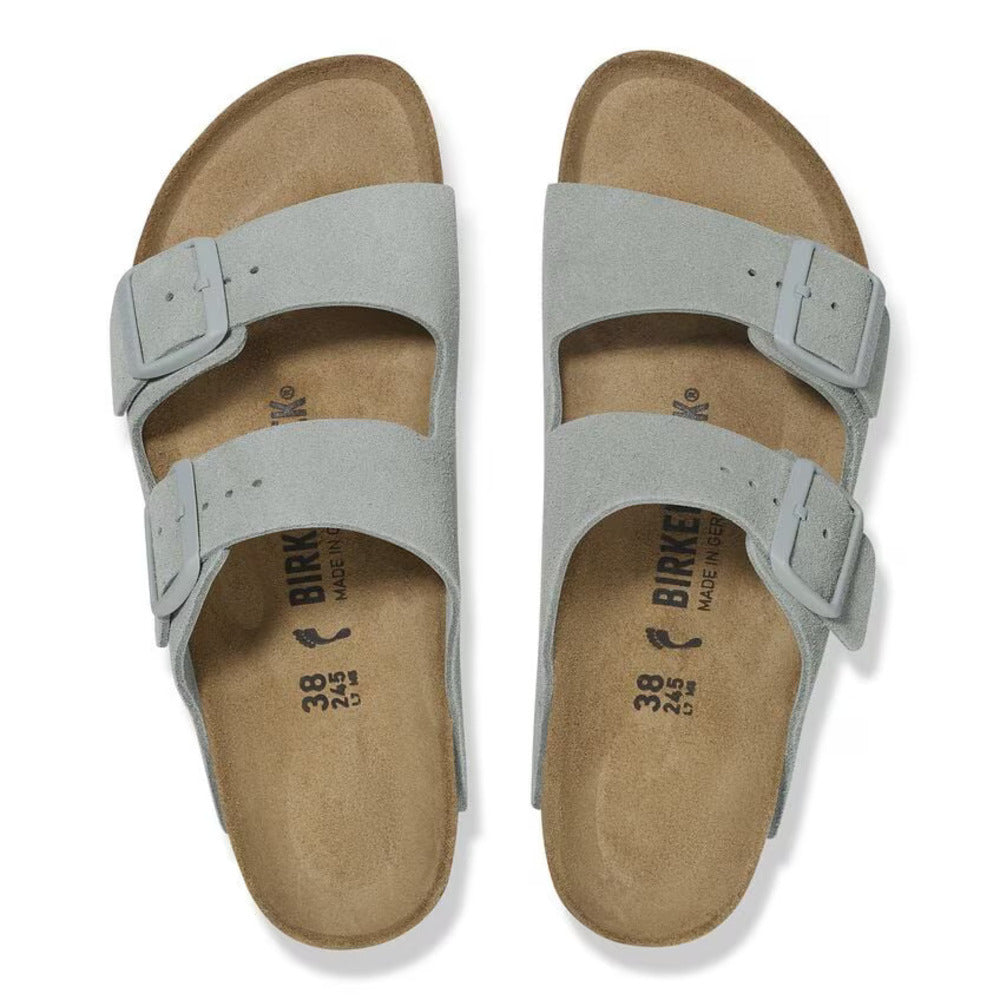 BIRKENSTOCK - Arizona suède Pure Sage