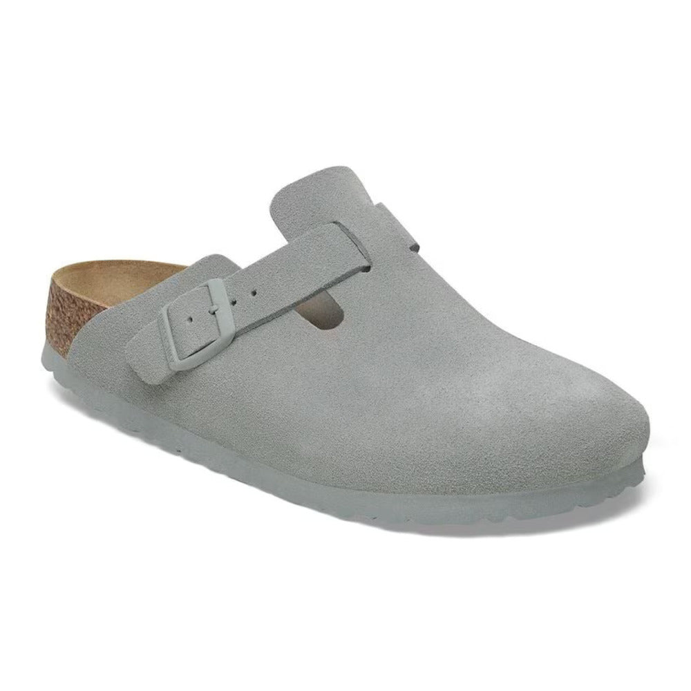 BIRKENSTOCK - Boston Suede Pure SageBIRKENSTOCK - Boston Suede Pure Sage