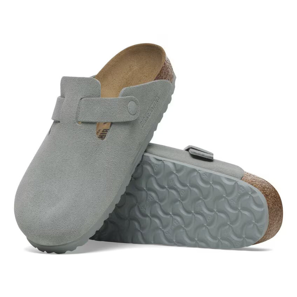 BIRKENSTOCK - Boston Suede Pure Sage