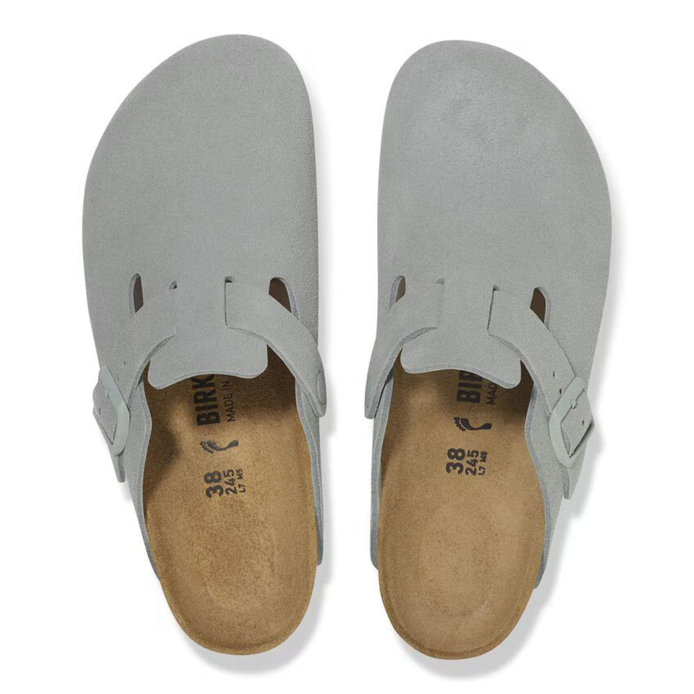 BIRKENSTOCK - Boston Suede Pure Sage