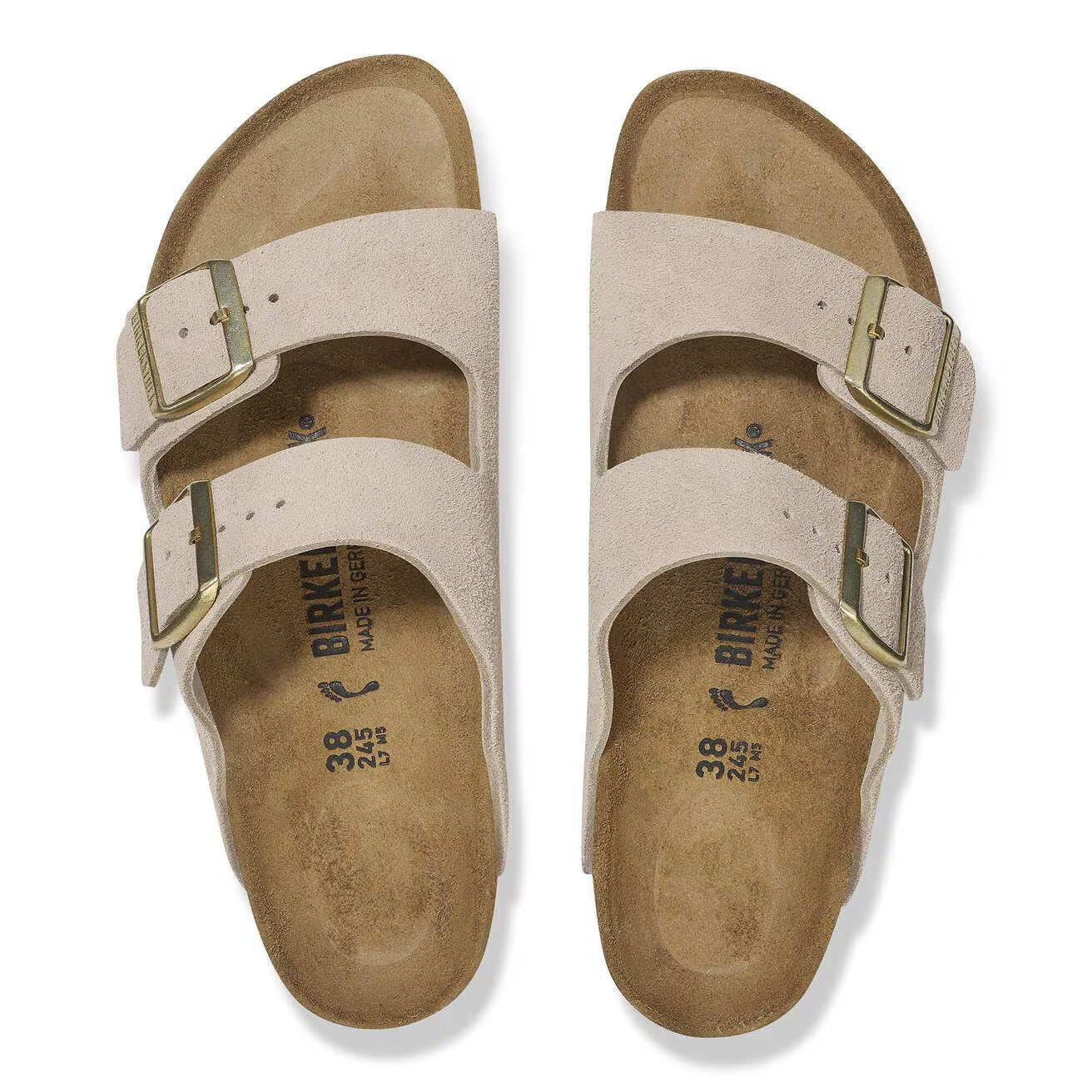 BIRKENSTOCK - Arizona suède Sandcastle