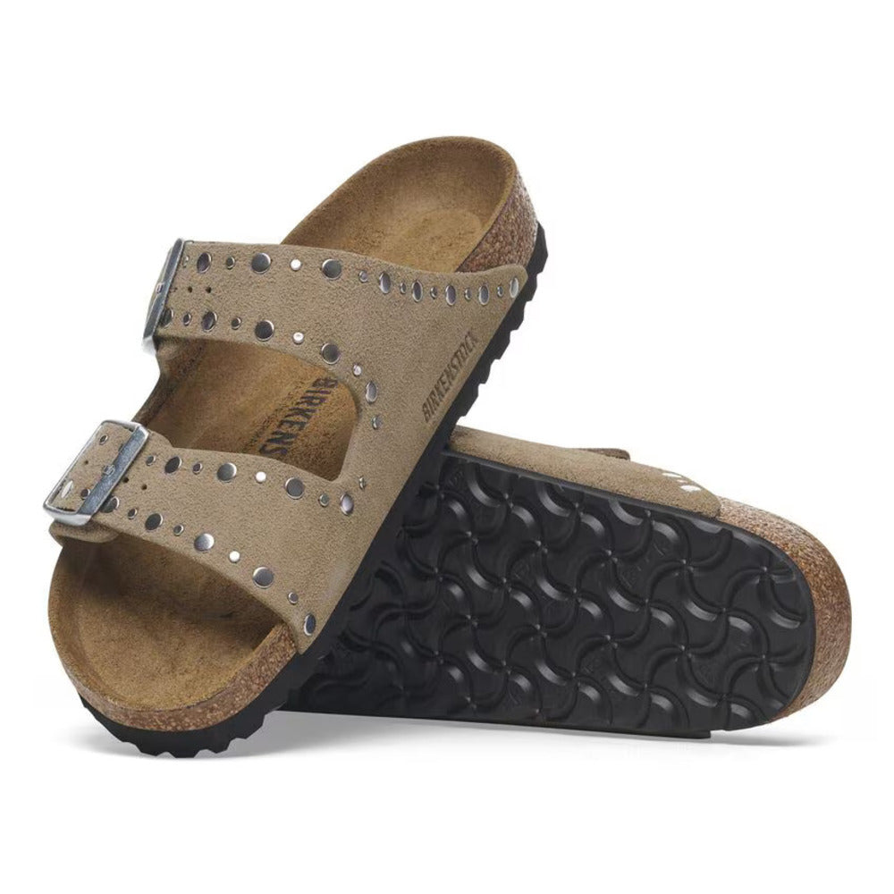 BIRKENSTOCK - Arizona Rivet suède Taupe