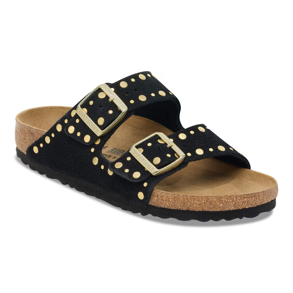 BIRKENSTOCK - Arizona Rivet suède Black