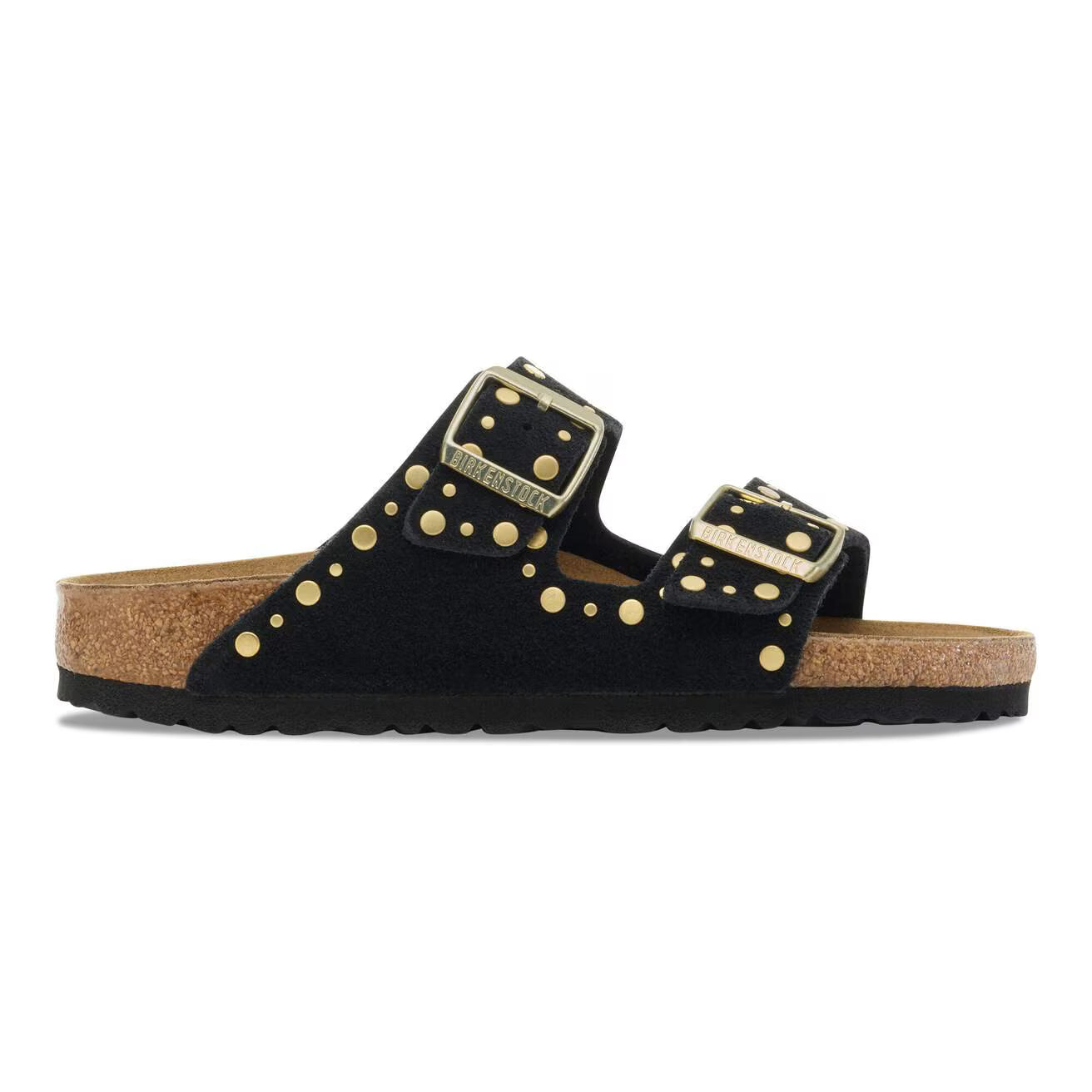 BIRKENSTOCK - Arizona Rivet suède Black