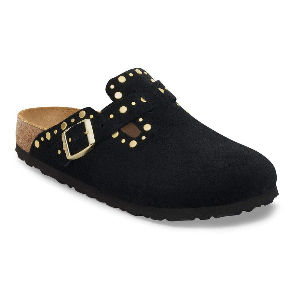 Birkenstock - Boston Rivet Suède Black