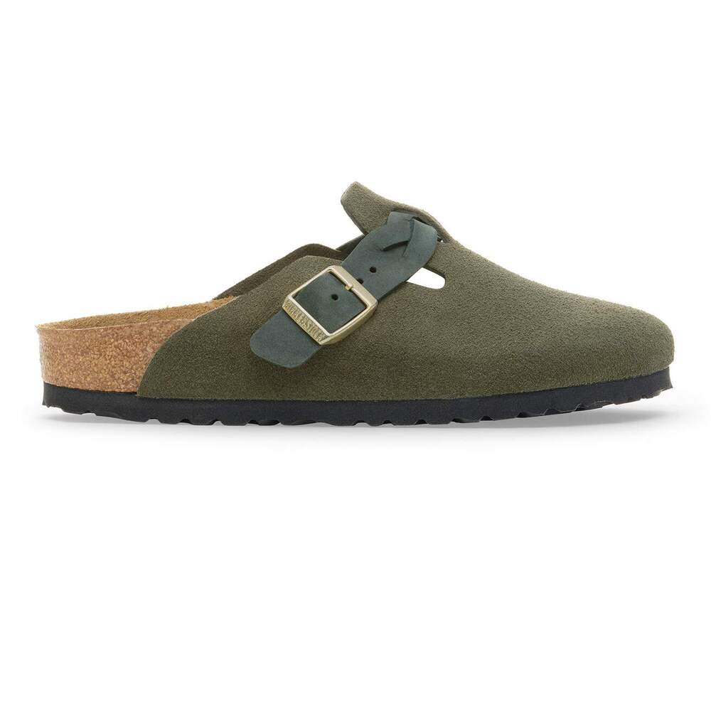 Birkenstock - Boston Braided Suède Thyme