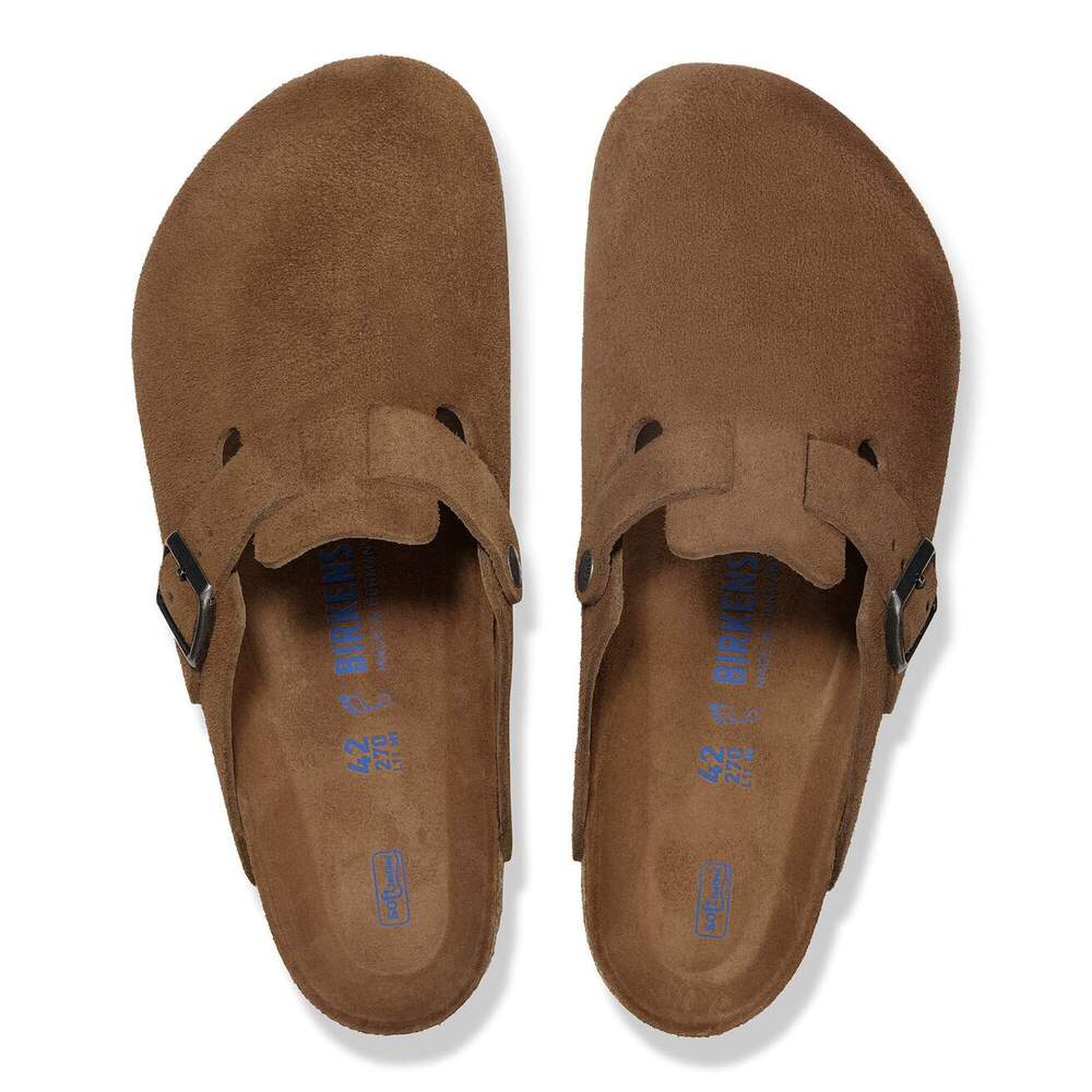 Birkenstock - Boston lit de pied souple Dark Tea Tonal