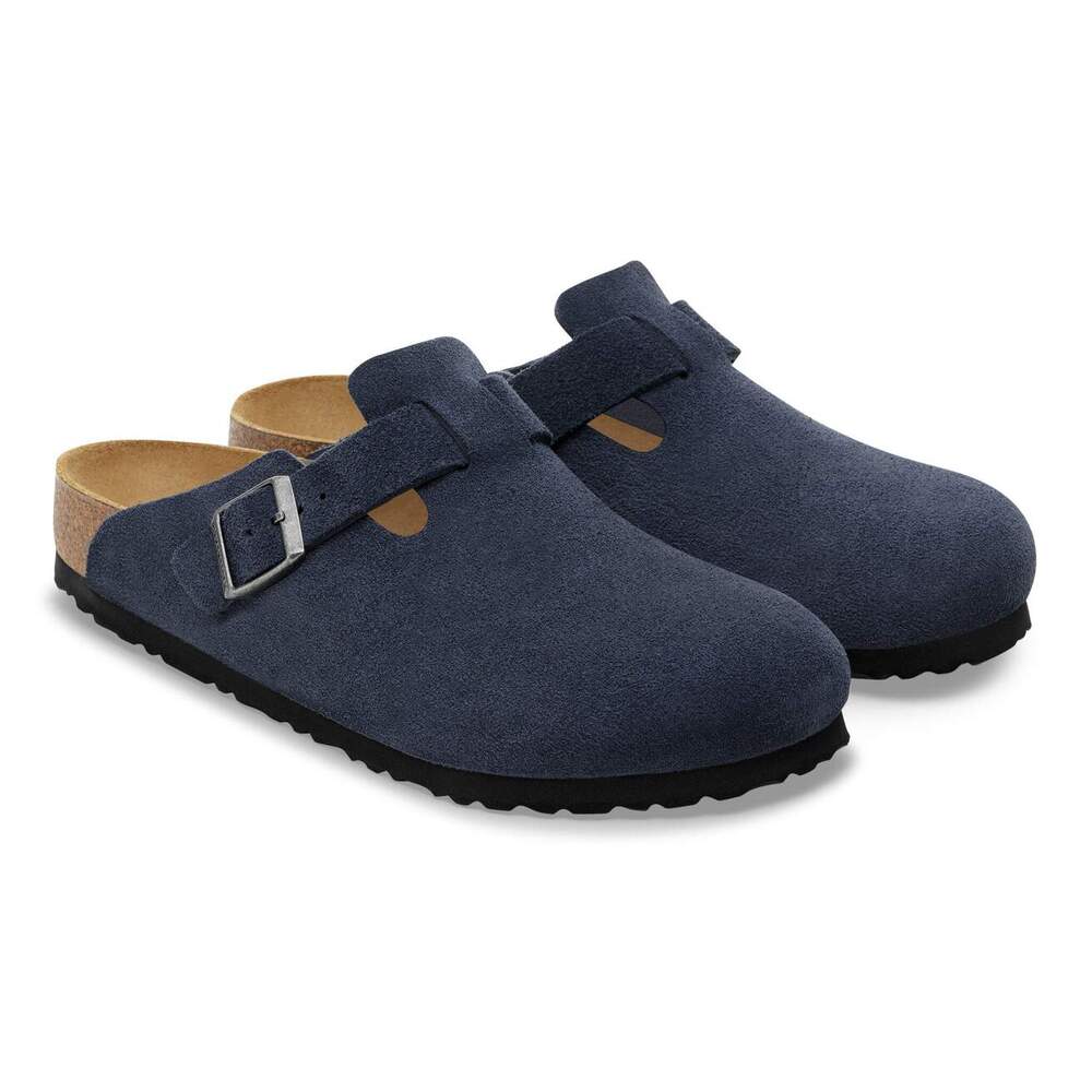 Birkenstock - Boston Suède New Navy