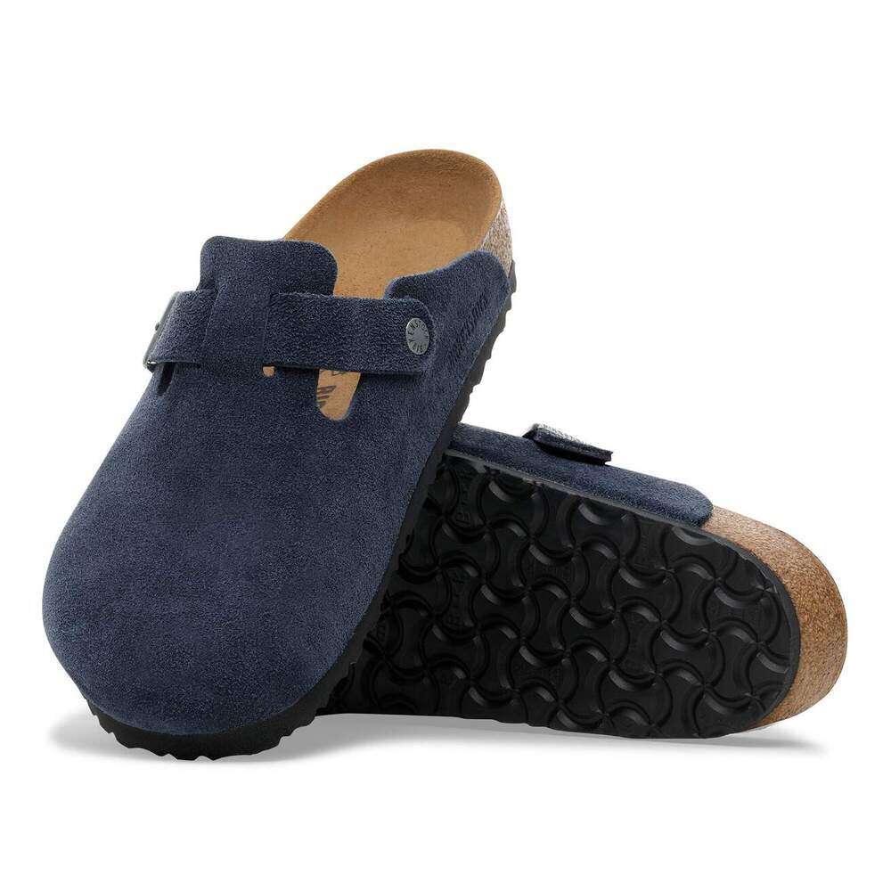 Birkenstock - Boston Suède New Navy
