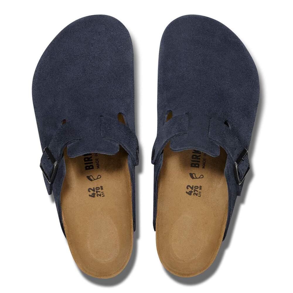 Birkenstock - Boston Suède New Navy