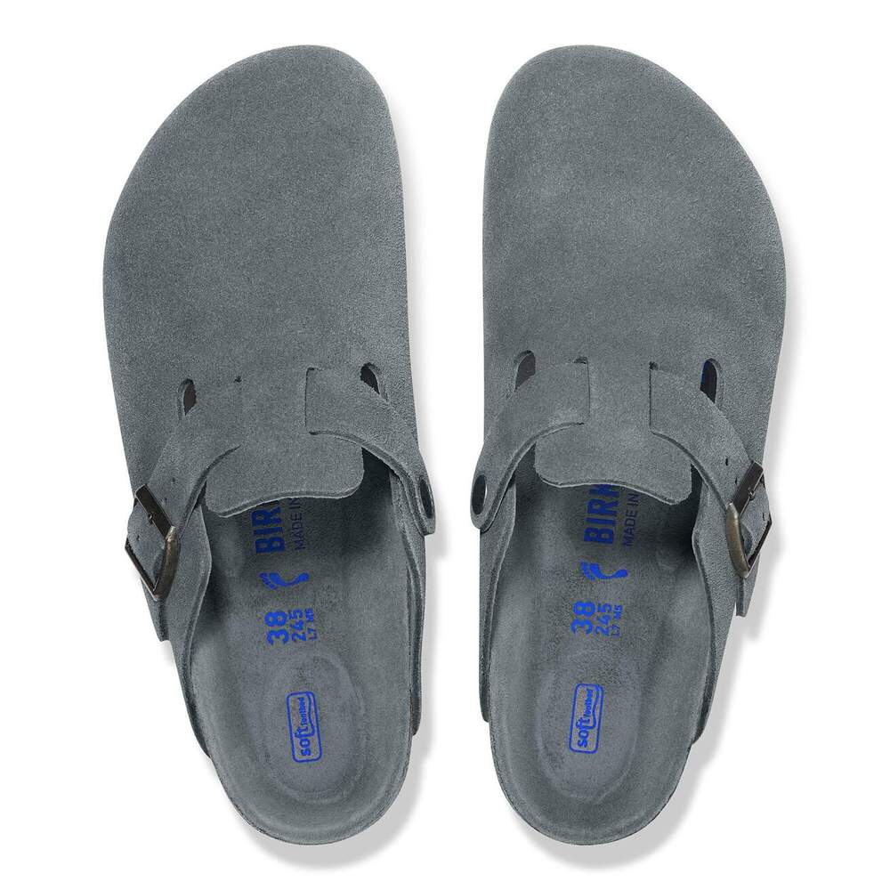 Birkenstock - Boston lit de pied souple Basalt Gray Tonal