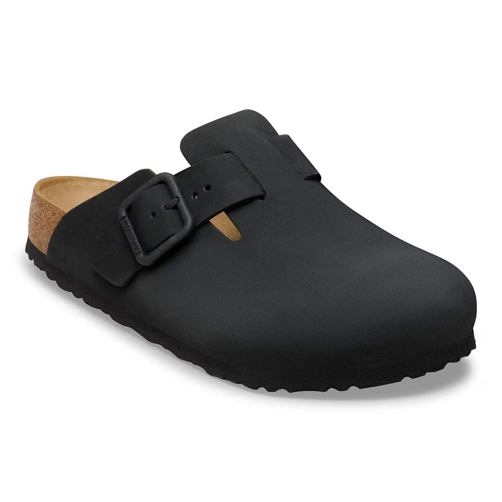 Birkenstock - Boston Wire Buckle Cuir Nubuck Black