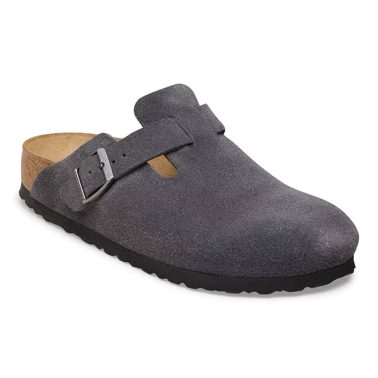 Birkenstock - Boston Suede Charcoal