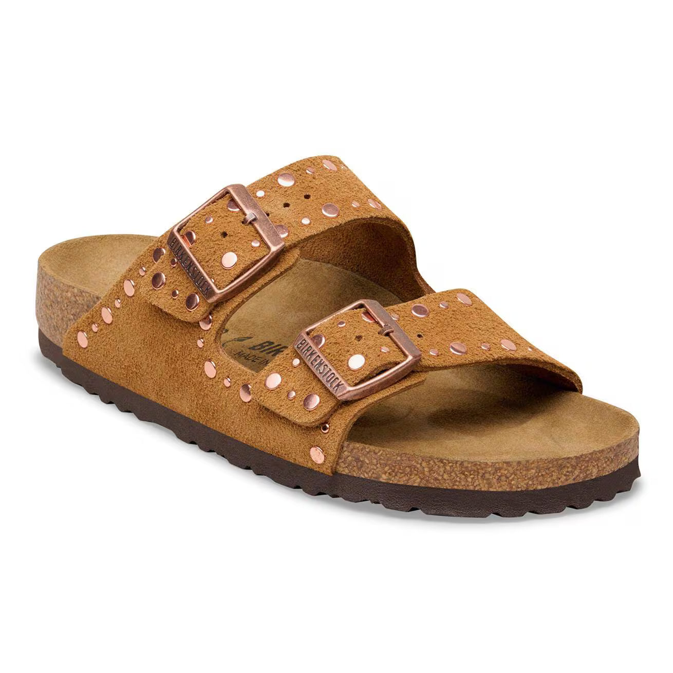 BIRKENSTOCK - Arizona Rivet suède Mink