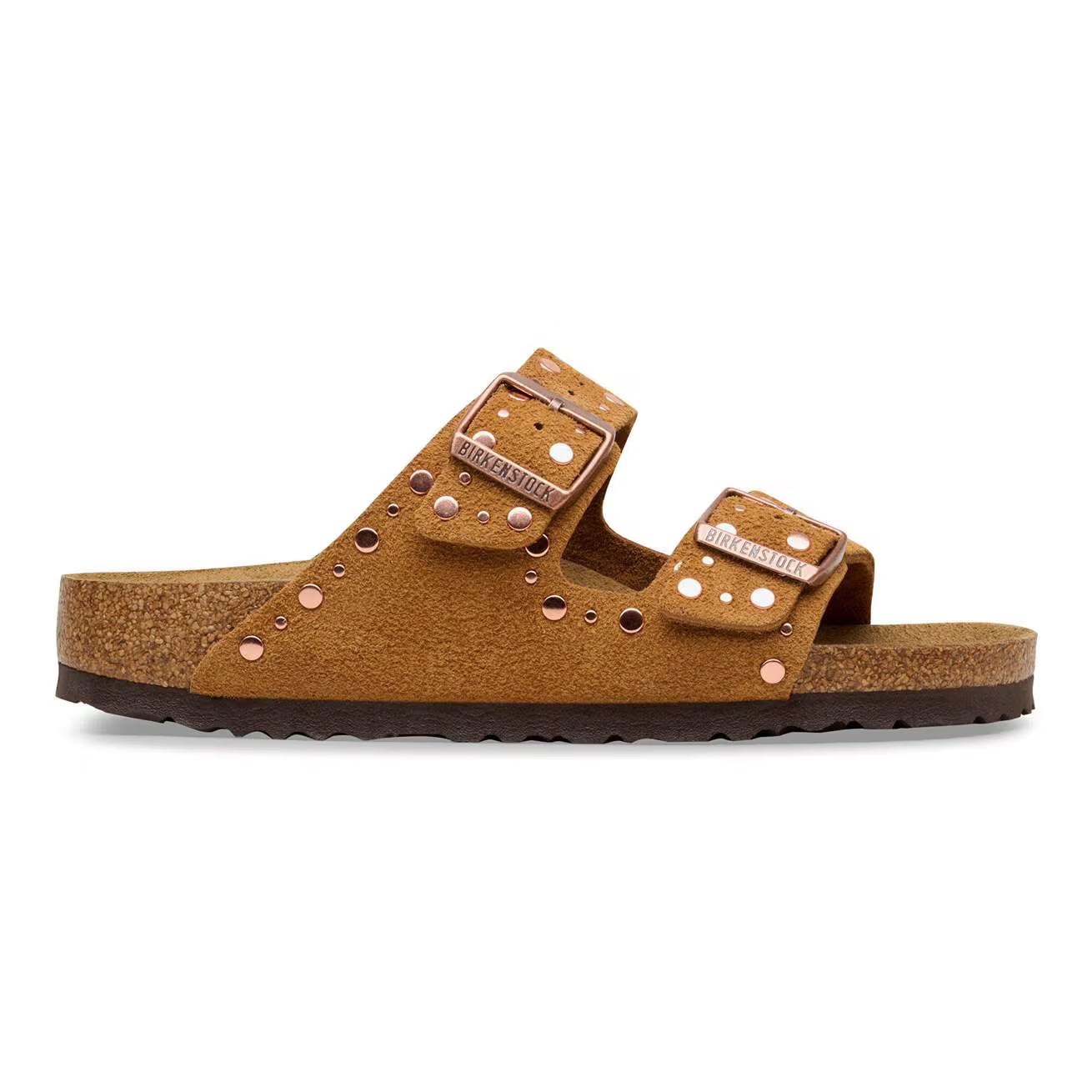 BIRKENSTOCK - Arizona Rivet suède Mink