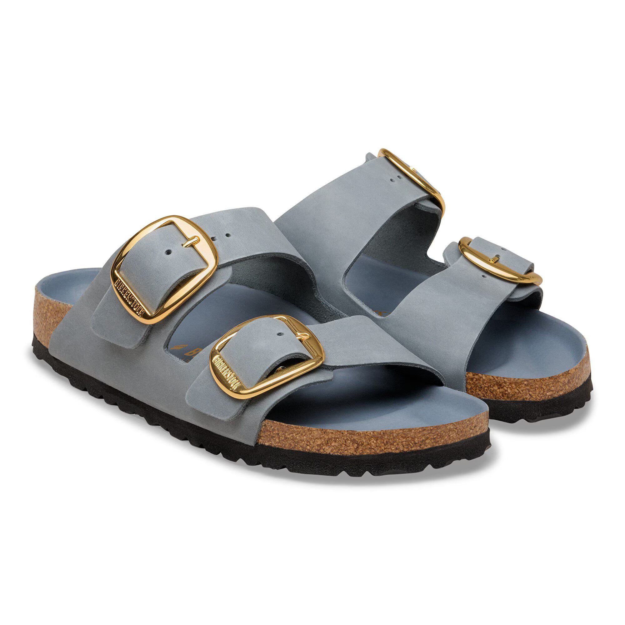 Birkenstock - Arizona Big Buckle Cuir Huilé Basalt Gray
