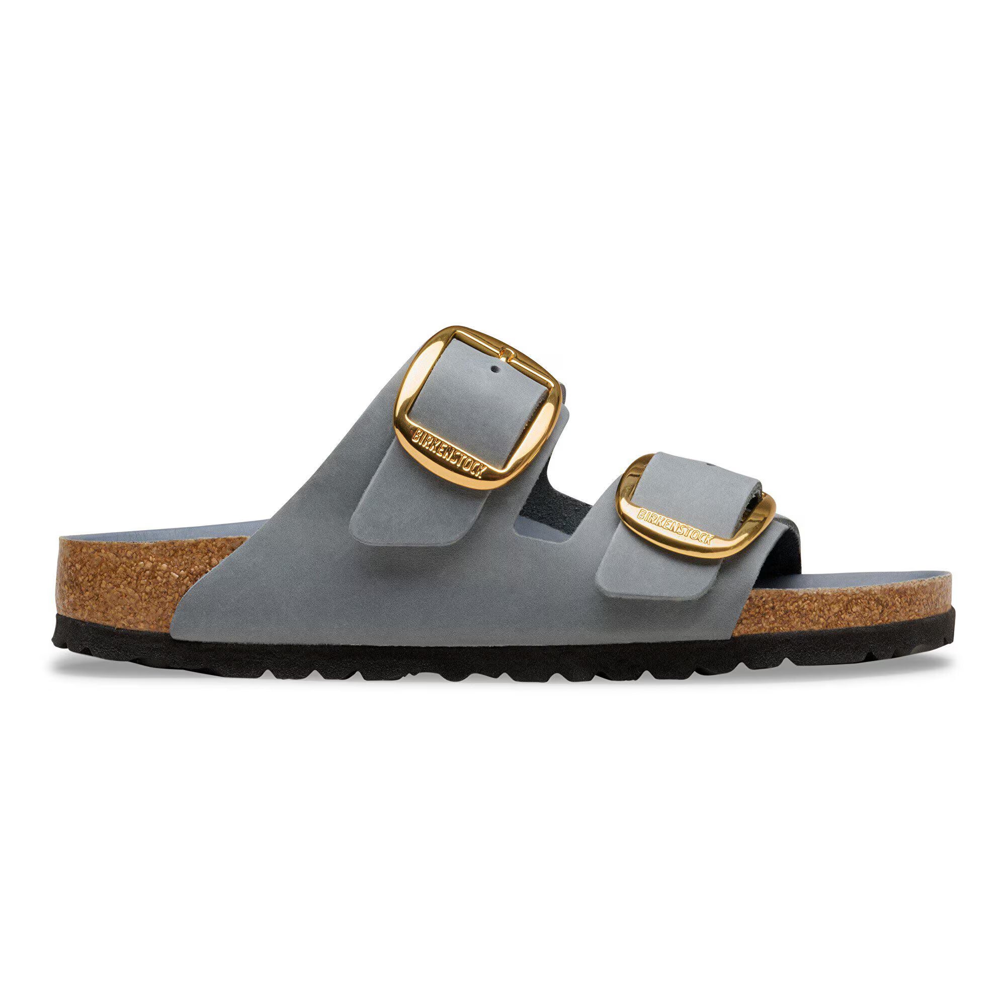 Birkenstock - Arizona Big Buckle Cuir Huilé Basalt Gray