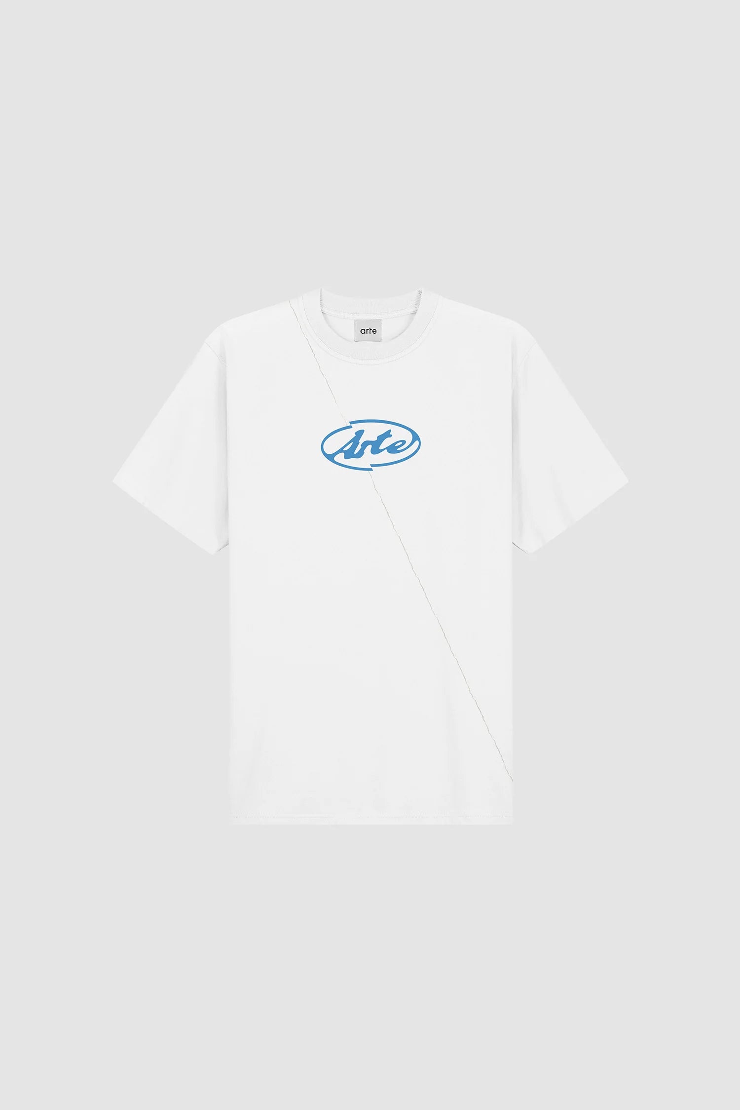 Arte - T-shirt avec logo cercle Blanc