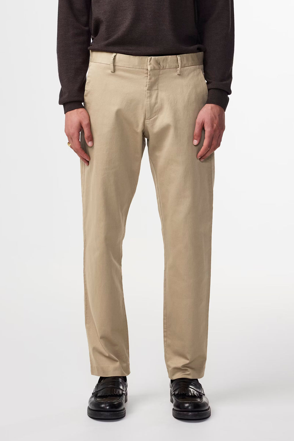 NN07 - Theo 1420 Classic tailored slim fit Chino Kaki Beige