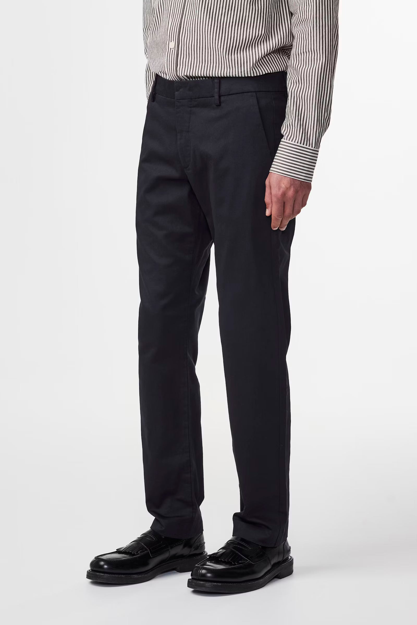 NN07 - Theo 1420 Classic tailored slim fit Chino Navy Blue