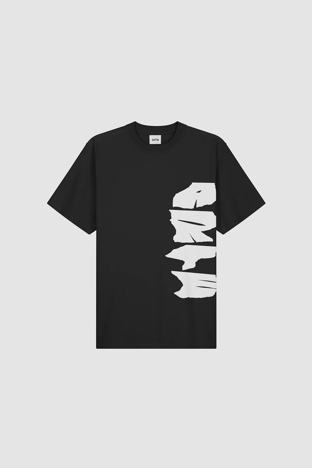Arte - T-shirt avec logo sur le côté Noir