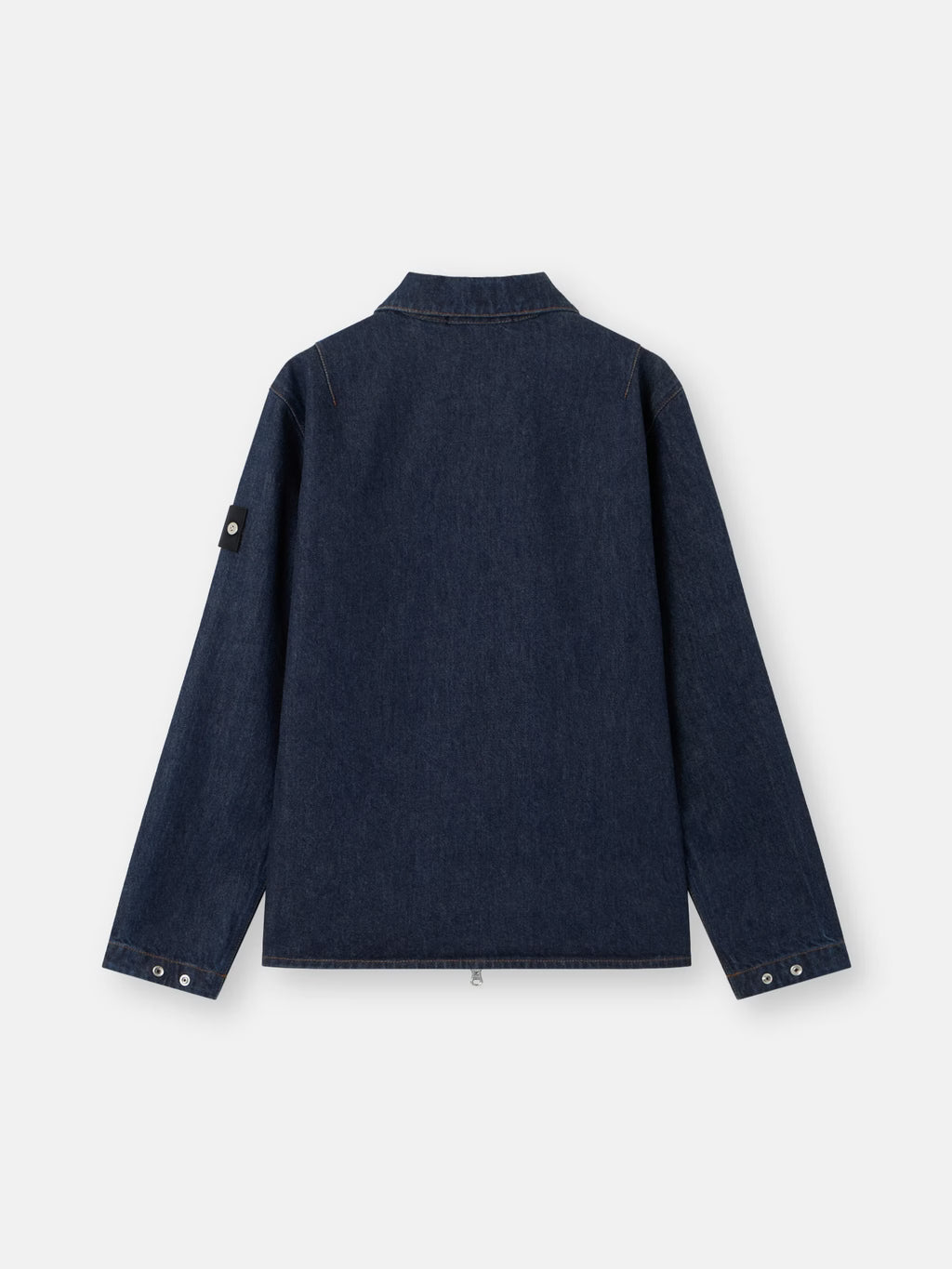 Stone Island - 1200002 Surchemise Coupe confort zippée Bleu Rincé