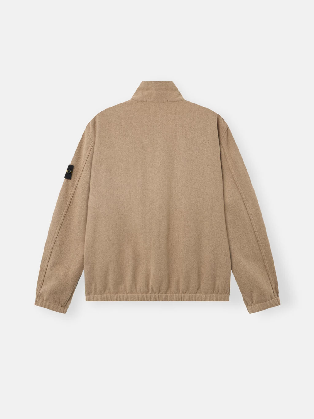 Stone Island - 1200033 Surchemise Zippée Wool nylon Biscuit
