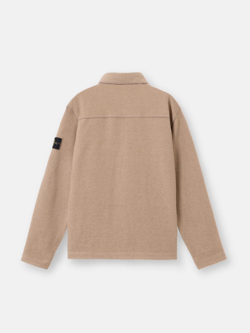 Stone Island - 1200034 Sur Chemise Laine Biscuit