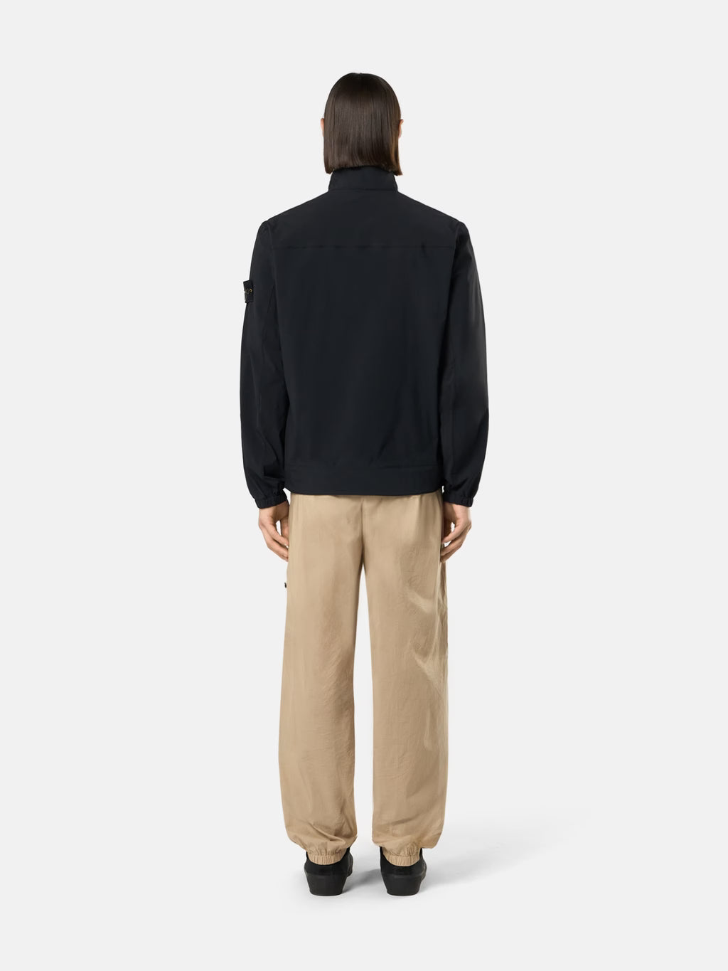 Stone Island - 1200036 Surchemise Strech Nylon Tech Fleece Noir