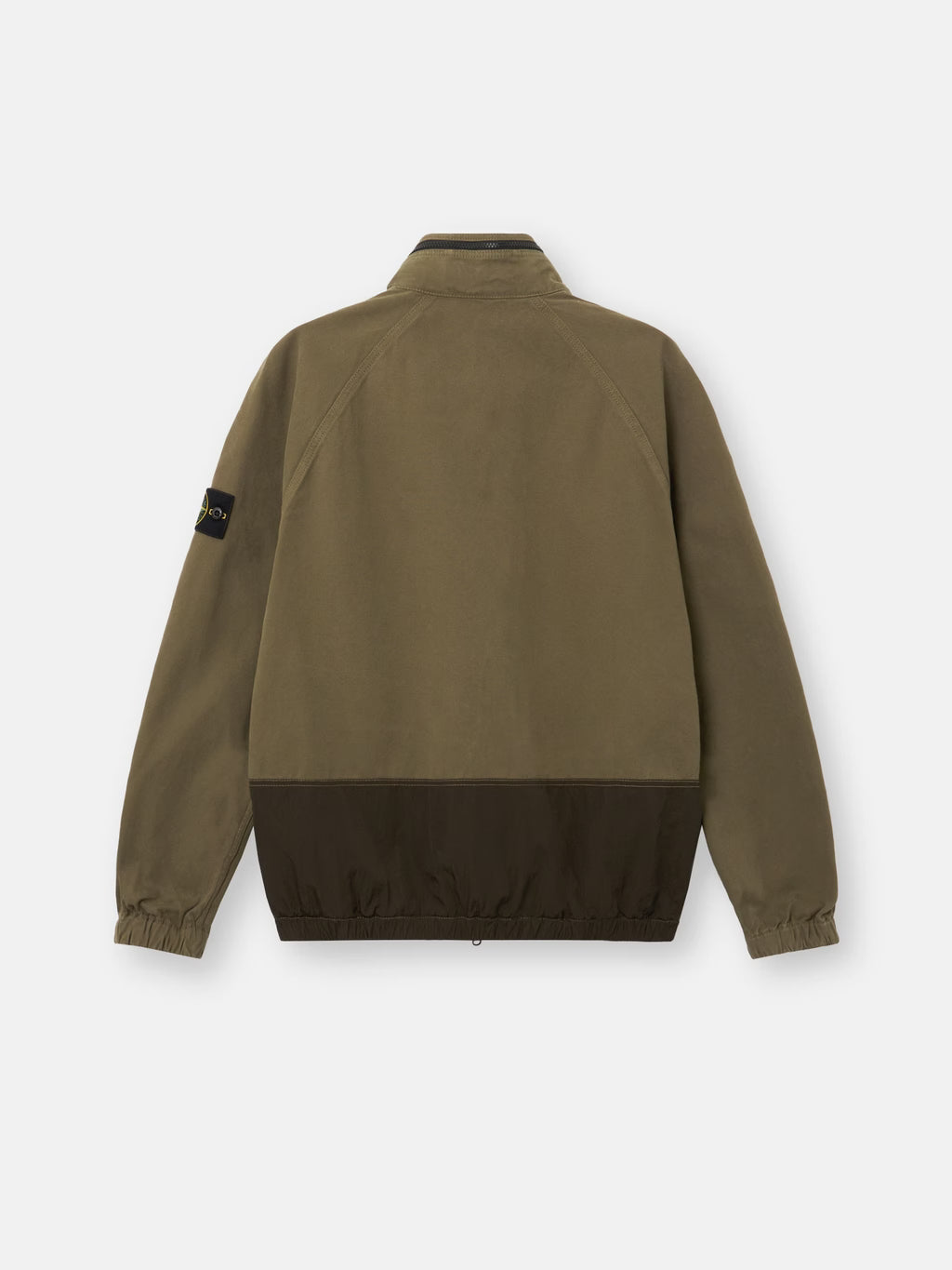 Stone Island - 1200039 Surchemise zippée organic panama Military Green