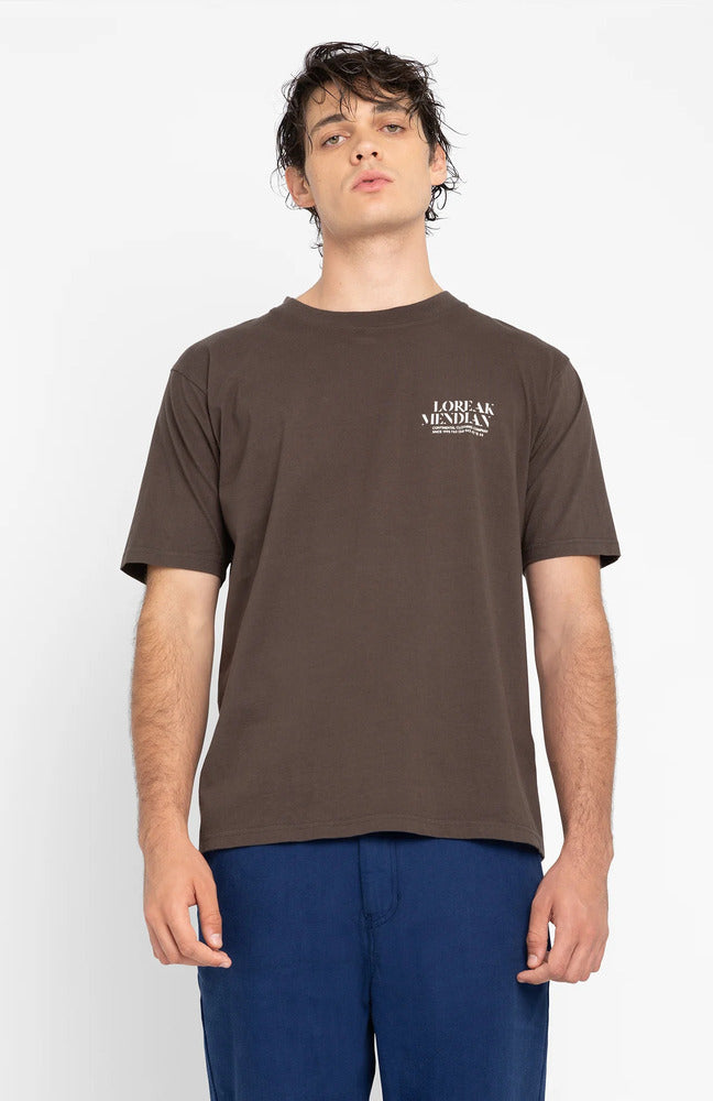 Loreak Mendian - Tee-shirt Ramo Dark Chocolate