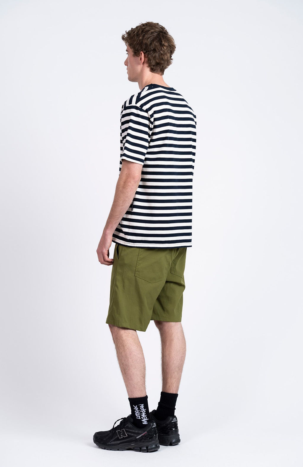 Loreak Mendian - T-shirt LM Stripe Navy