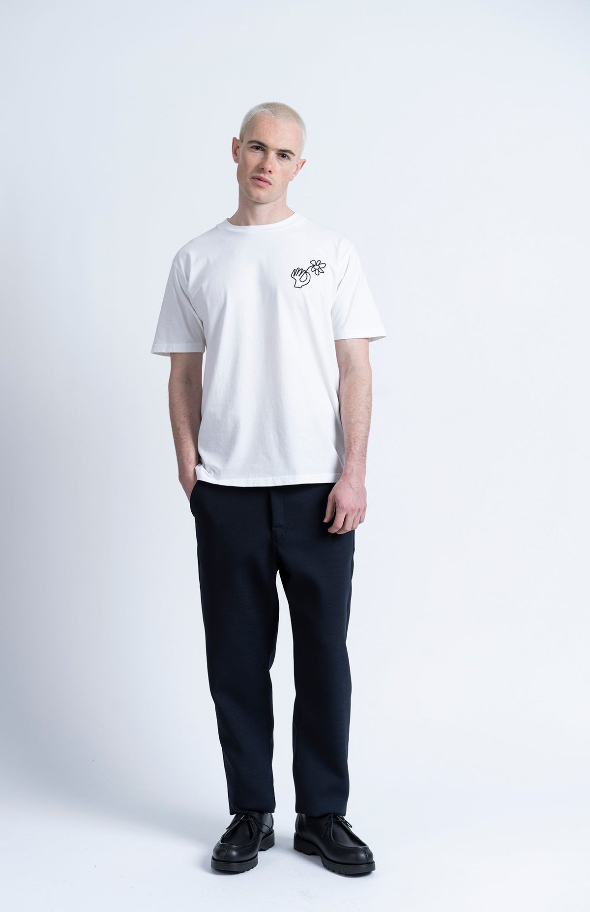 Loreak Mendian - T-shirt Okey Blanc