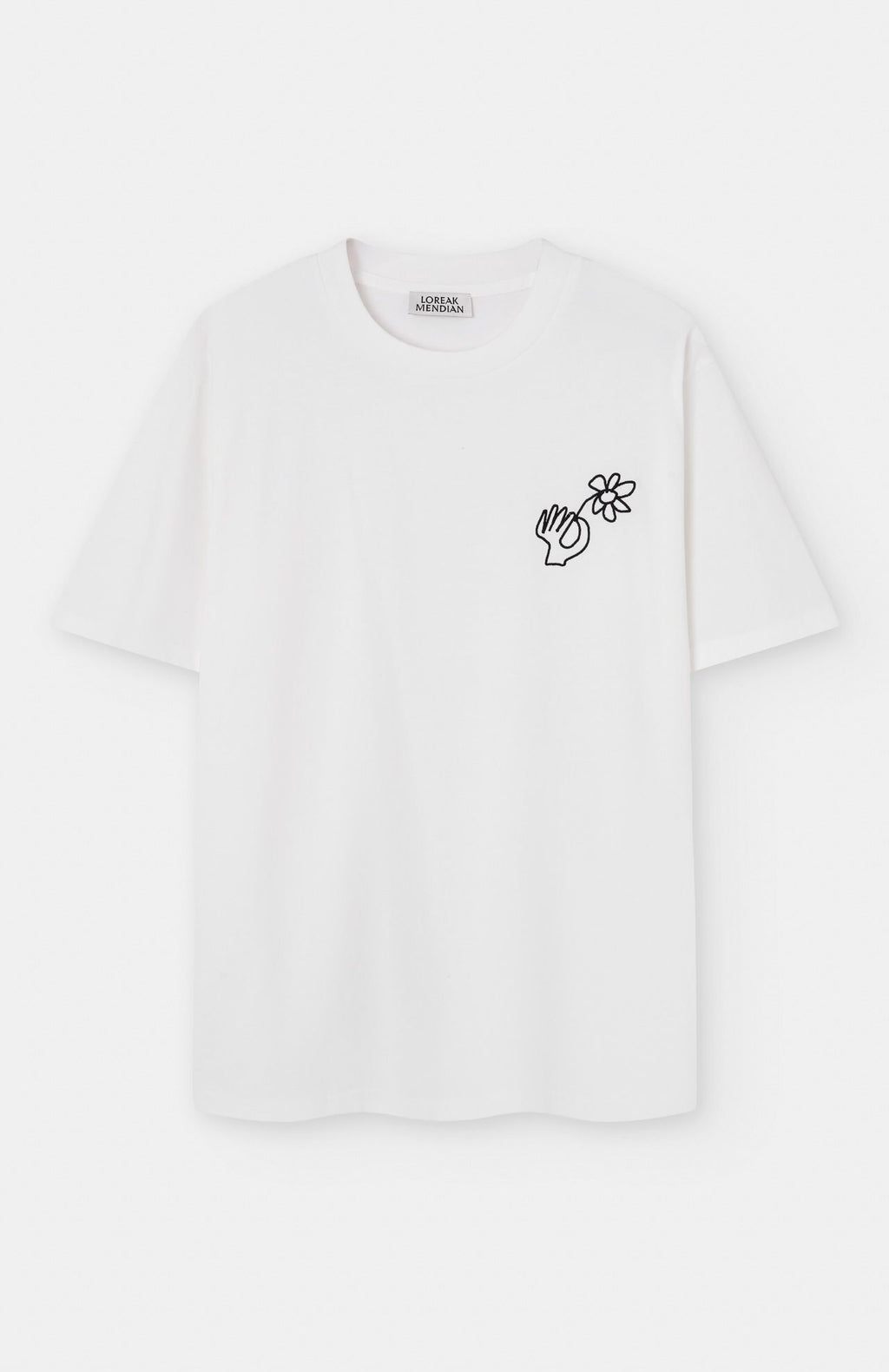 Loreak Mendian - T-shirt Okey Blanc